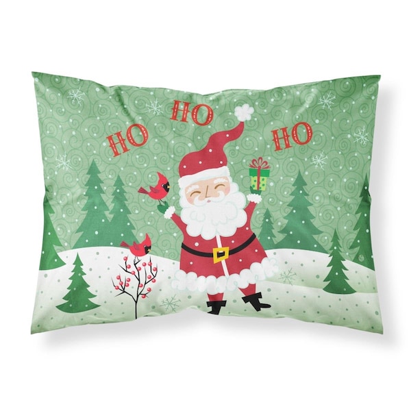 Carolines Treasures Carolines Treasures VHA3016PILLOWCASE Merry Christmas Santa Claus Ho Ho Ho Fabric Standard Pillowcase VHA3016PILLOWCASE - main